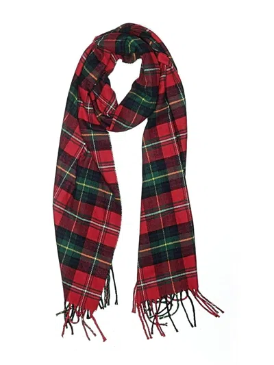 Pre-owned Assorted Brands Scarf In Red