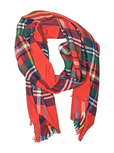 Pre-owned Assorted Brands Scarf In Red