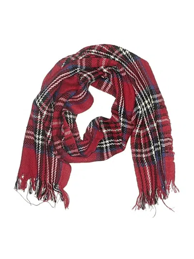 Pre-owned Assorted Brands Scarf In Red
