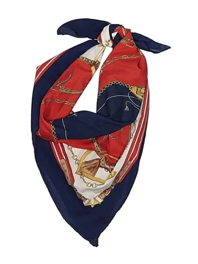 Pre-owned Assorted Brands Scarf In Red