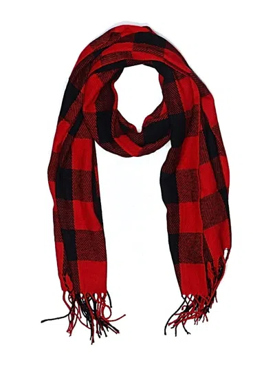 Pre-owned Assorted Brands Scarf In Red