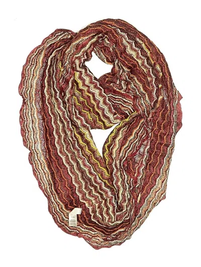 Pre-owned Assorted Brands Scarf In Red