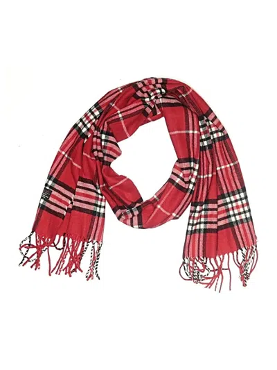 Pre-owned Assorted Brands Scarf In Red