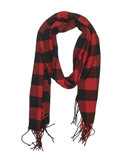 Pre-owned Assorted Brands Scarf In Red