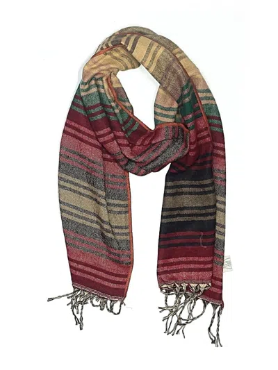 Pre-owned Assorted Brands Scarf In Red