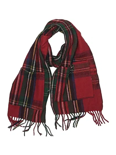 Pre-owned Assorted Brands Scarf In Red