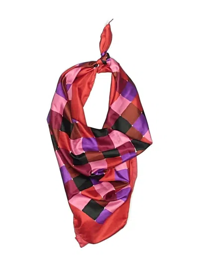 Pre-owned Assorted Brands Scarf In Red