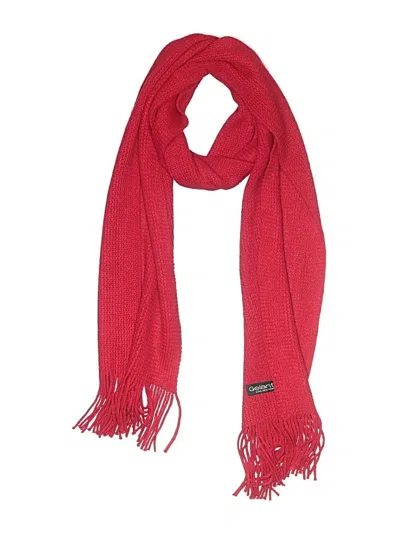Pre-owned Assorted Brands Scarf In Red