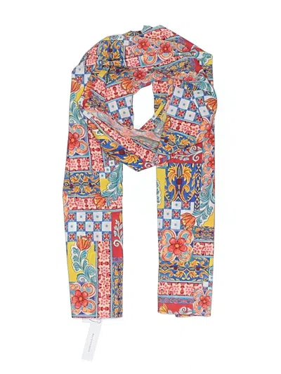 Pre-owned Assorted Brands Scarf In Red