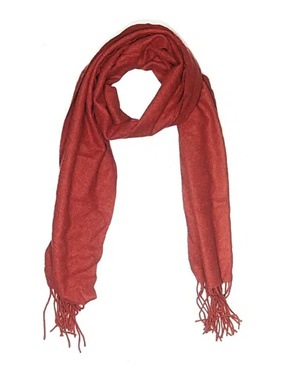 Pre-owned Assorted Brands Scarf In Red