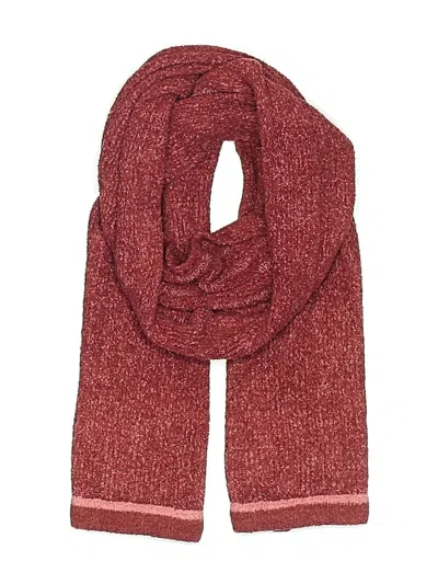 Pre-owned Assorted Brands Scarf In Red