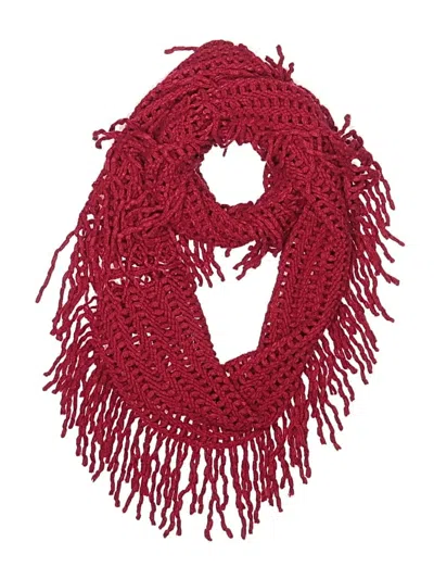 Pre-owned Assorted Brands Scarf In Red