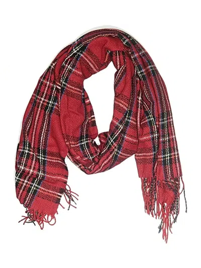 Pre-owned Assorted Brands Scarf In Red