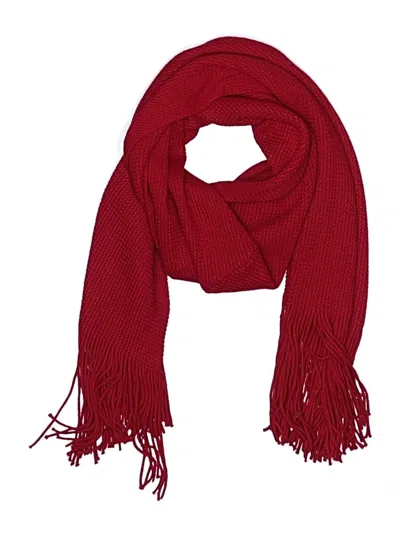 Pre-owned Assorted Brands Scarf In Red
