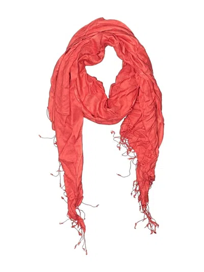 Pre-owned Assorted Brands Scarf In Red