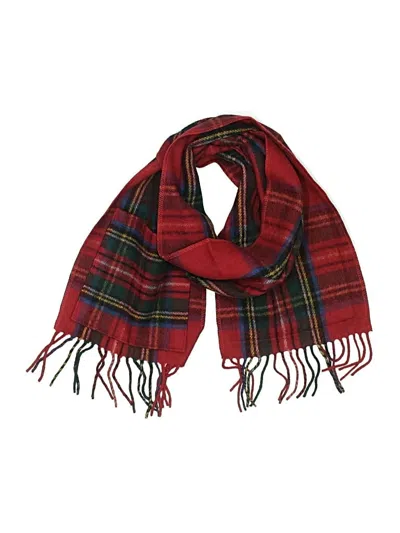 Pre-owned Assorted Brands Scarf In Red