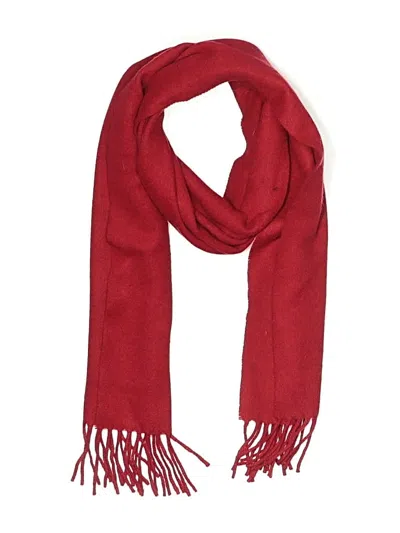 Pre-owned Assorted Brands Scarf In Red