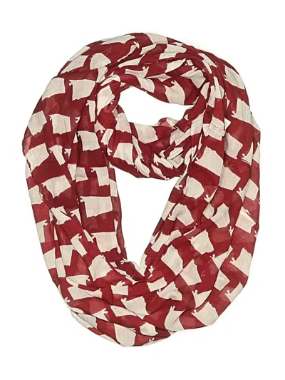 Pre-owned Assorted Brands Scarf In Red