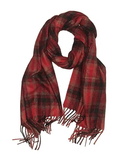 Pre-owned Assorted Brands Scarf In Red