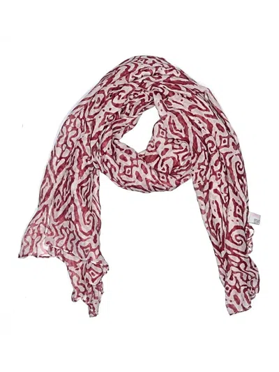 Pre-owned Assorted Brands Scarf In Red
