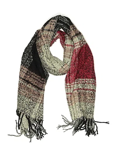 Pre-owned Assorted Brands Scarf In Red