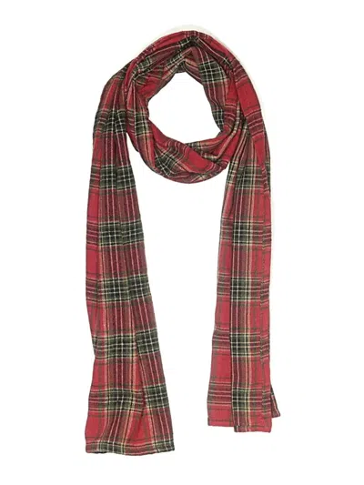Pre-owned Assorted Brands Scarf In Red