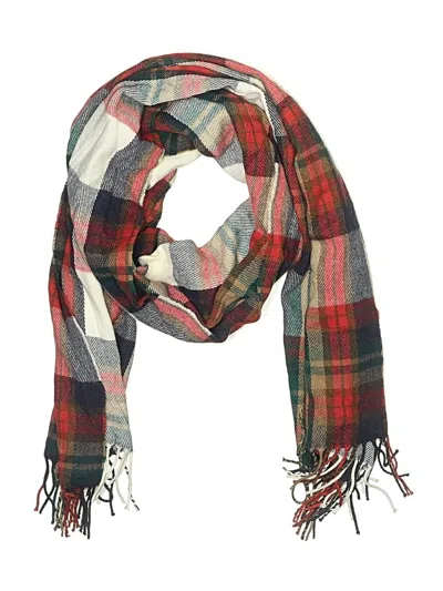 Pre-owned Assorted Brands Scarf In Red