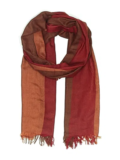 Pre-owned Assorted Brands Scarf In Red