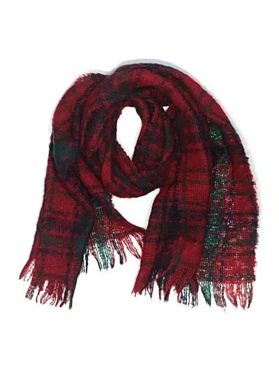 Pre-owned Assorted Brands Scarf In Red