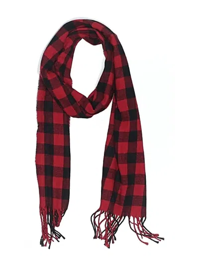 Pre-owned Assorted Brands Scarf In Red