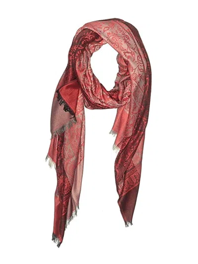 Pre-owned Assorted Brands Scarf In Red