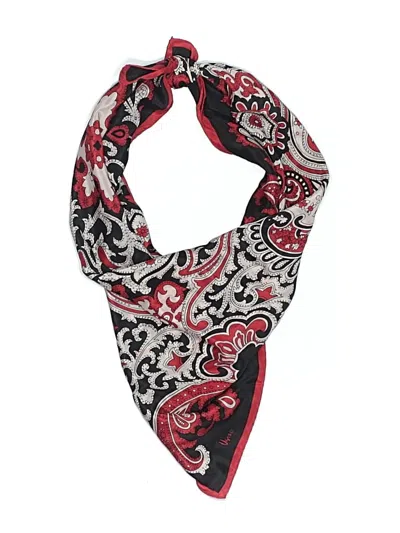 Pre-owned Assorted Brands Scarf In Red
