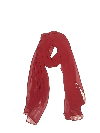 Pre-owned Assorted Brands Scarf In Red