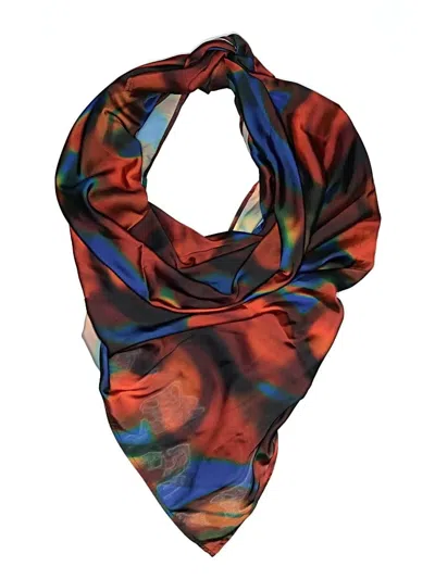 Pre-owned Assorted Brands Scarf In Red