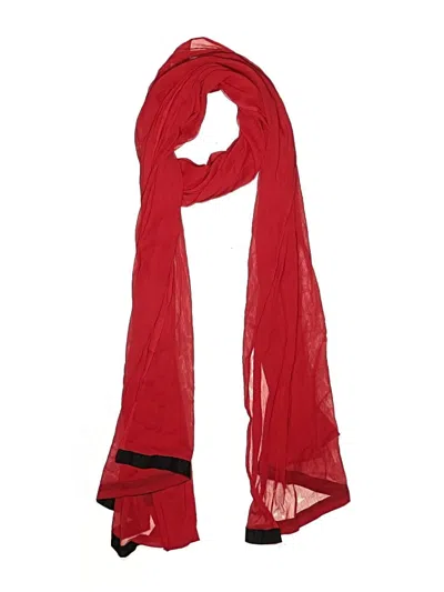 Pre-owned Assorted Brands Scarf In Red