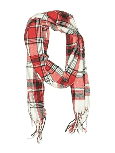 Pre-owned Assorted Brands Scarf In Red