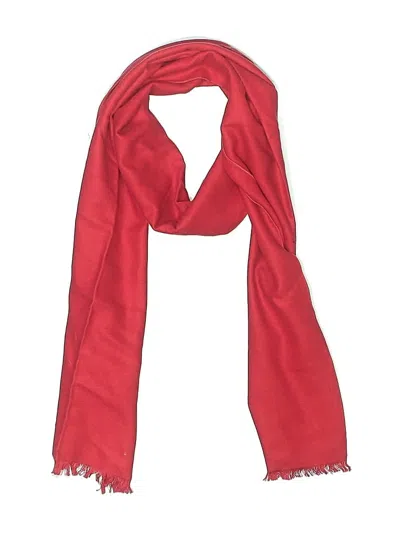 Pre-owned Assorted Brands Scarf In Red