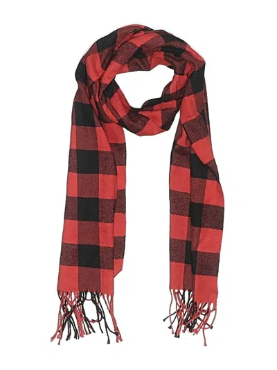 Pre-owned Assorted Brands Scarf In Red
