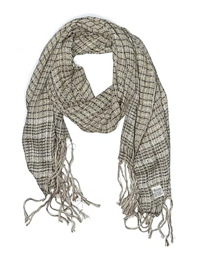 Pre-owned Assorted Brands Scarf In Tan