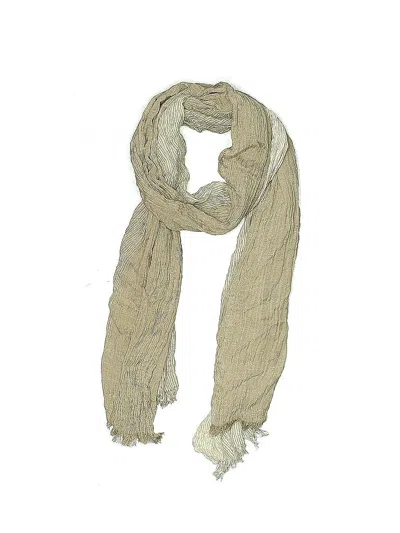Pre-owned Assorted Brands Scarf In Tan
