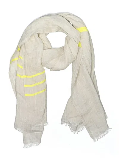 Pre-owned Assorted Brands Scarf In Tan