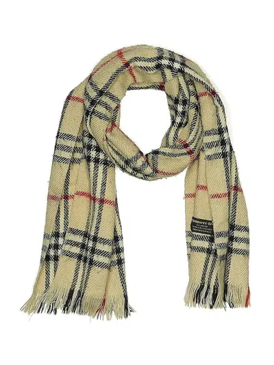 Pre-owned Assorted Brands Scarf In Tan