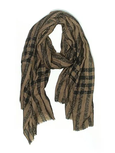 Pre-owned Assorted Brands Scarf In Tan