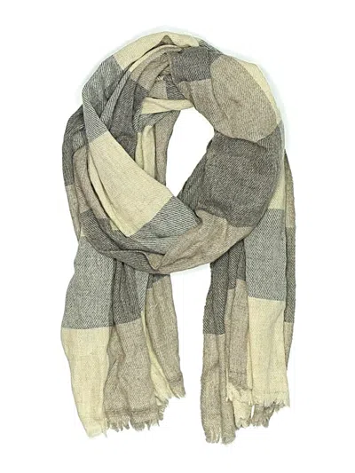 Pre-owned Assorted Brands Scarf In Tan