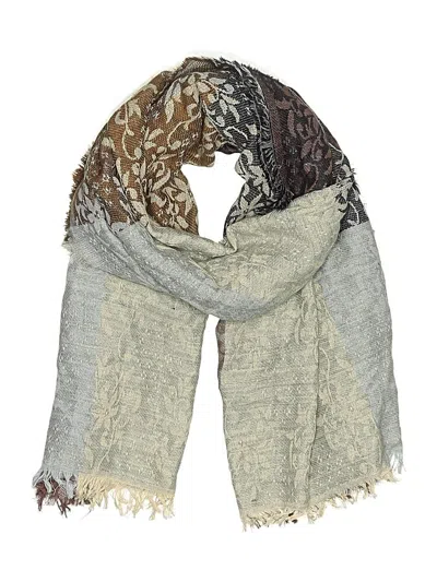 Pre-owned Assorted Brands Scarf In Tan