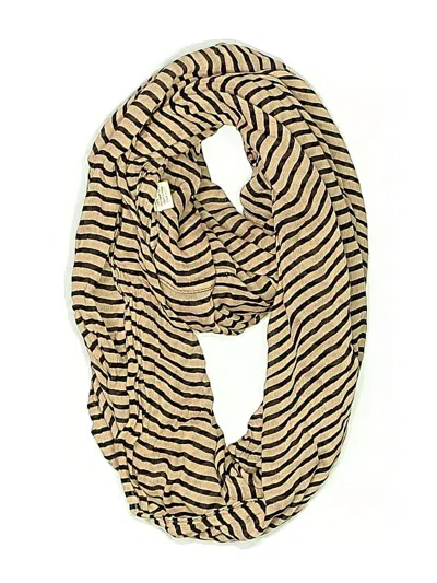 Pre-owned Assorted Brands Scarf In Tan