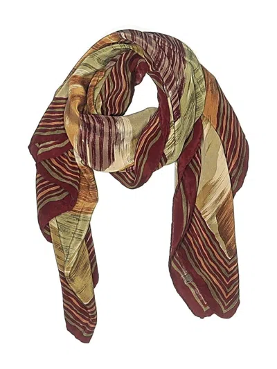 Pre-owned Assorted Brands Scarf In Tan