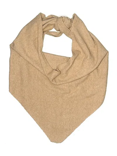 Pre-owned Assorted Brands Scarf In Tan