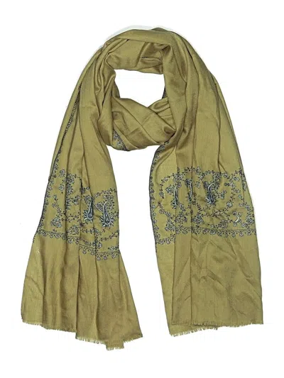 Pre-owned Assorted Brands Scarf In Tan