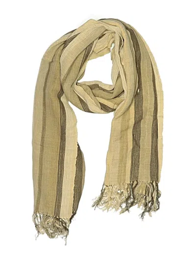 Pre-owned Assorted Brands Scarf In Tan